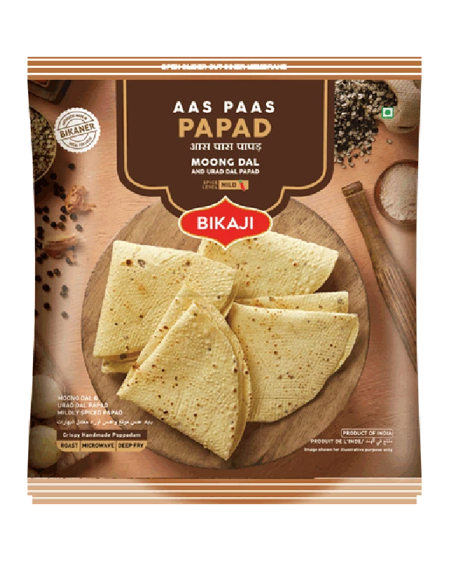 Bikaji Aas Paas Papad, 400 g-1.webp